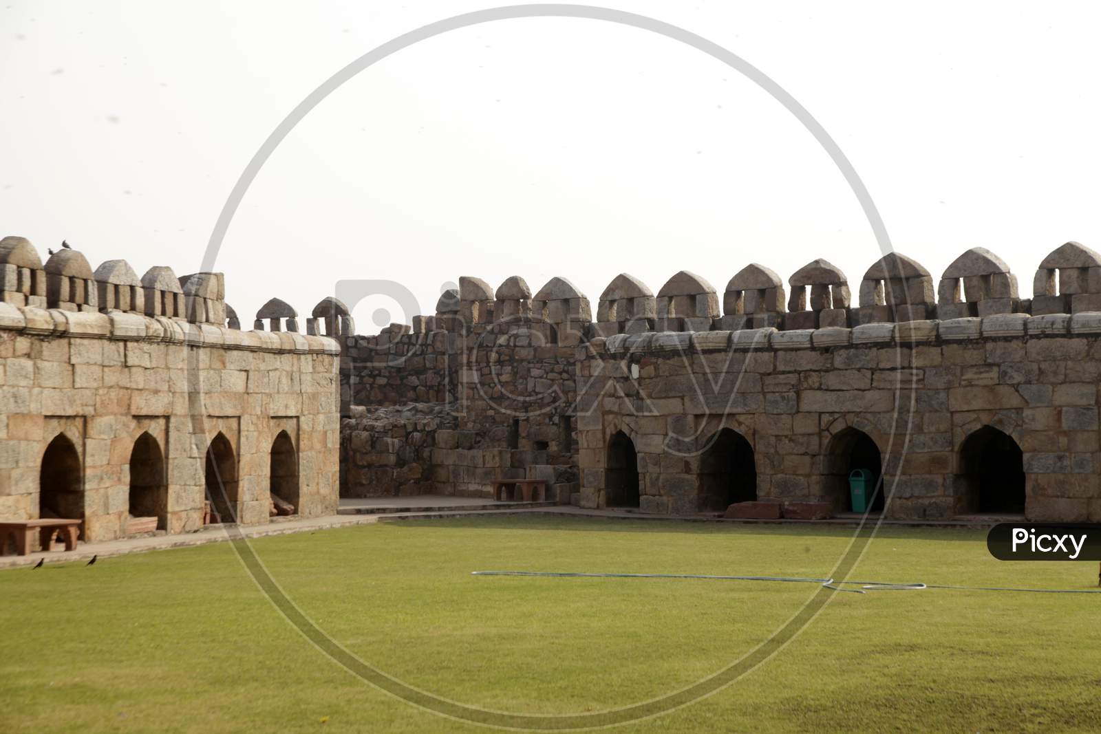 Inside View of Tughlakabad Fort in New Delhi