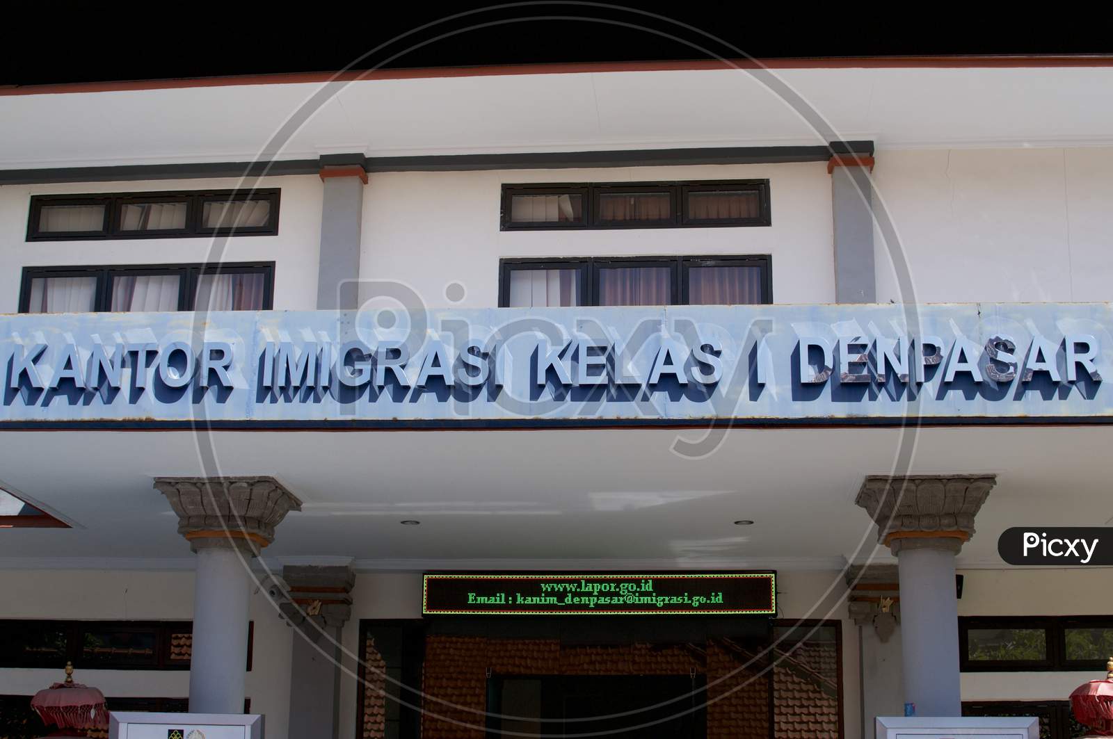 Immigartion Office Sign Of Denpasar In Bali
