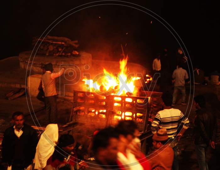 Local People around  Fire