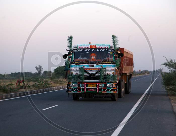 A Heavy Vehicle moving on a Single Lane Road