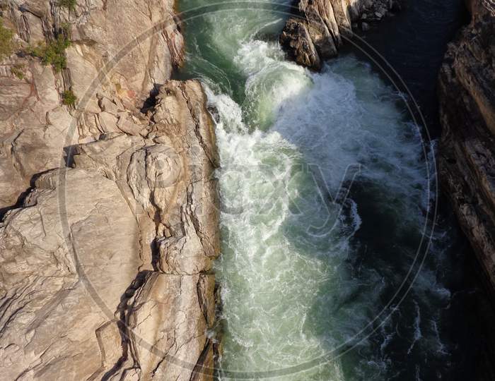 Dhuandhar Waterfall or Marble Rocks, Jabalpur