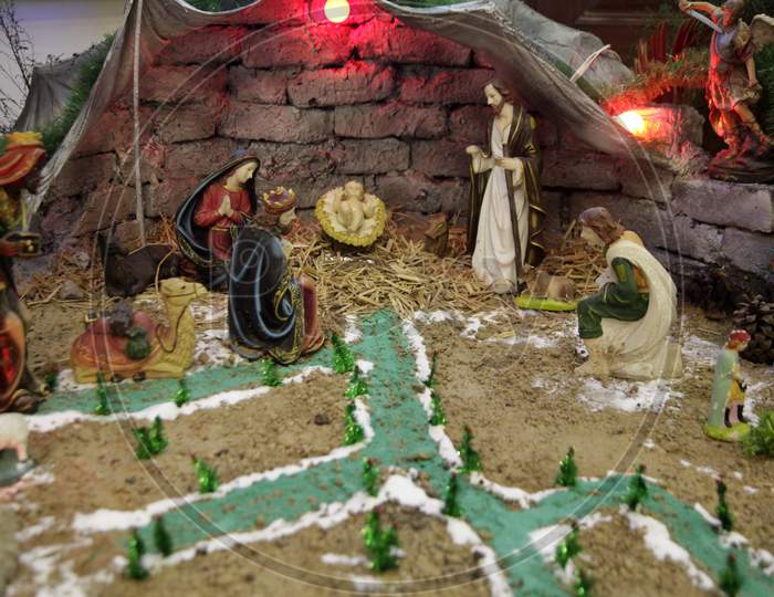 Concept of Jesus Birth Story / Christmas Story
