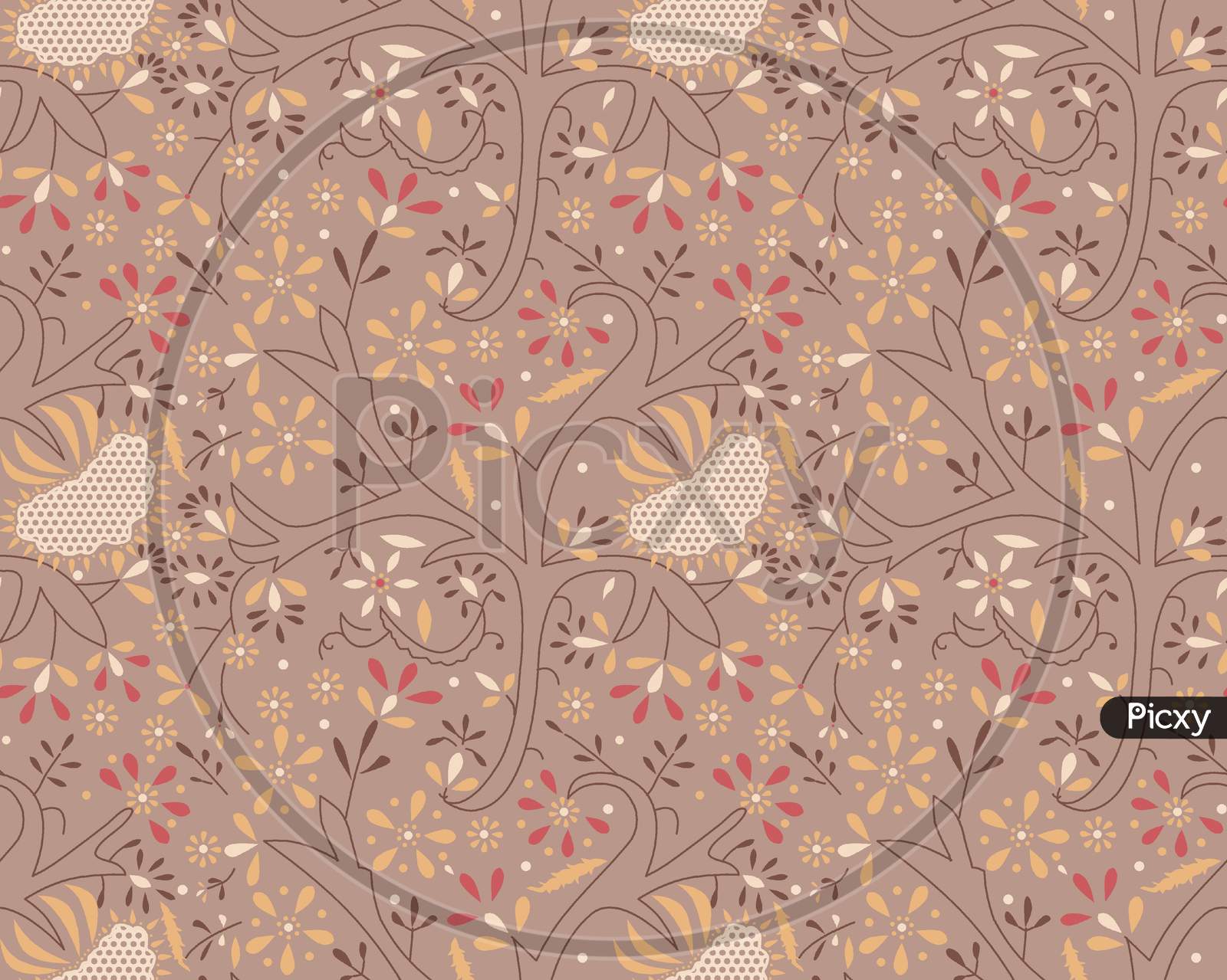 Seamless Traditional Ethnic Design Background