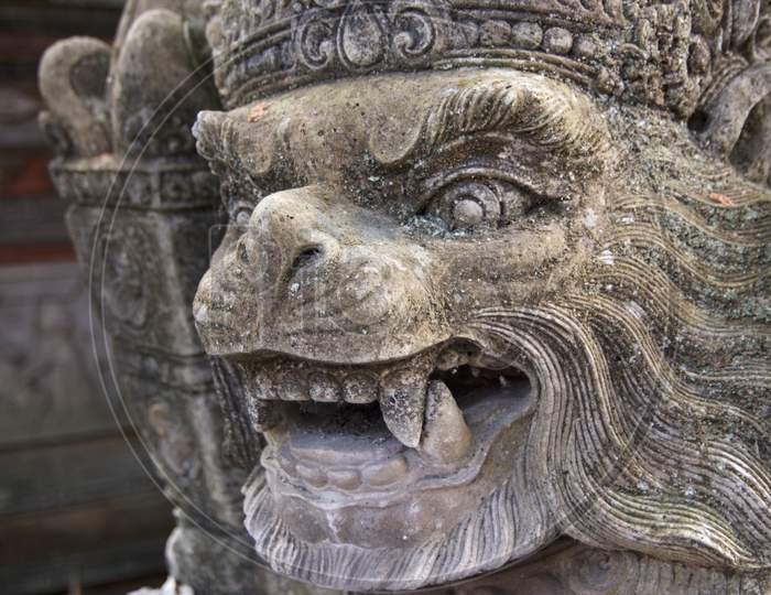 Balinese Anoman Stone Statue