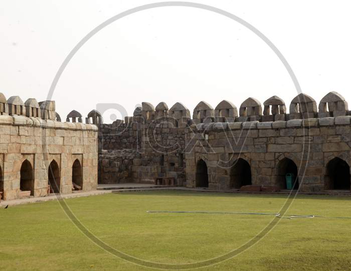 Inside View of Tughlakabad Fort in New Delhi