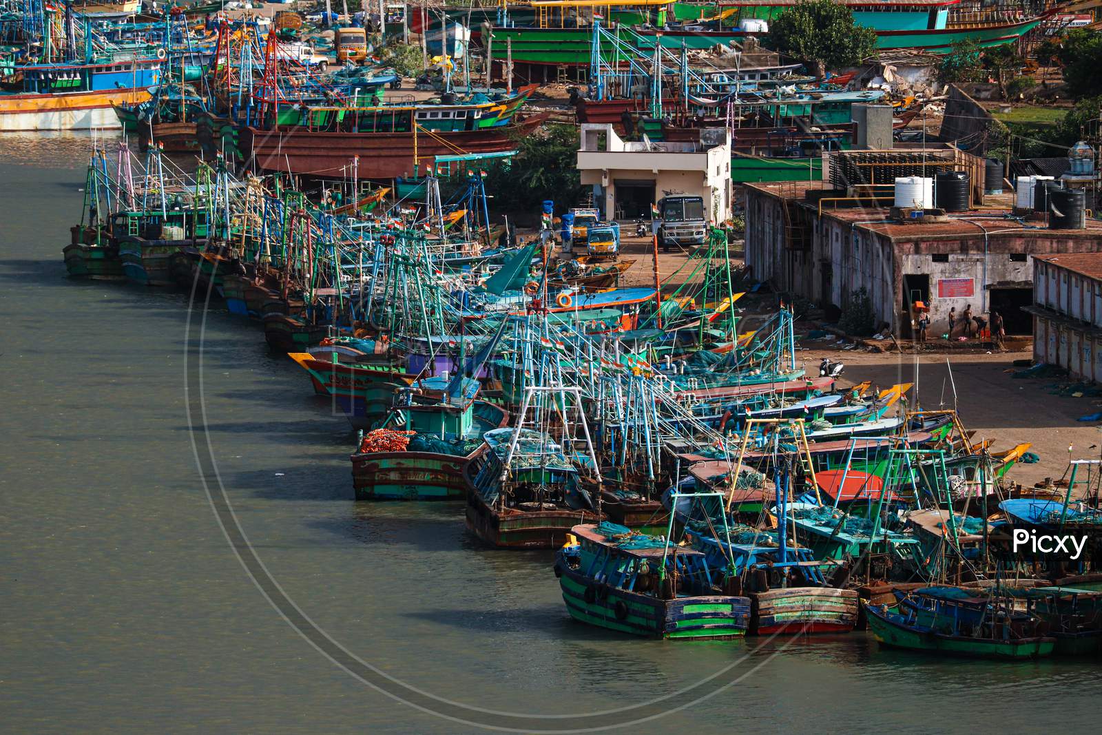 Fishing boats are stopped due to quarrentine