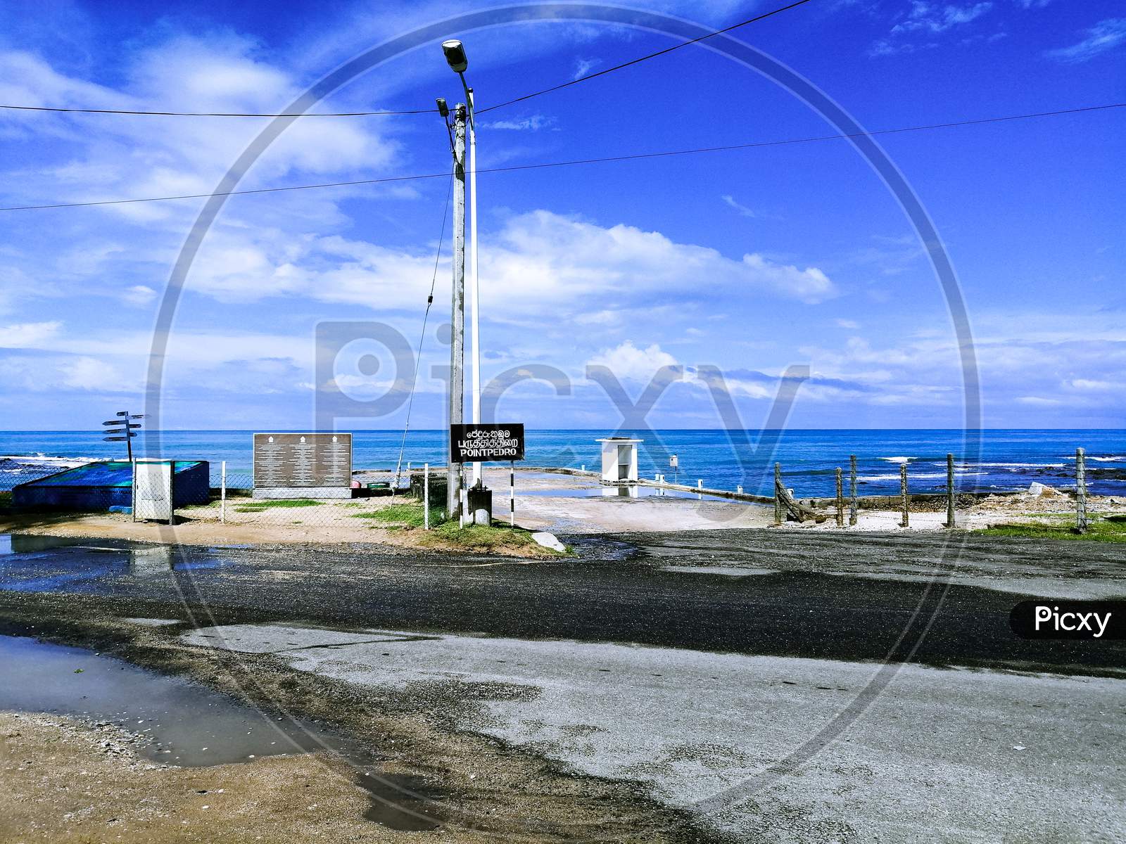 The Point Pedro Beach Jaffna Peninsula,