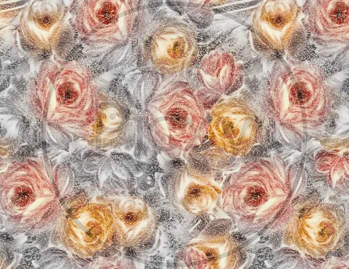 Seamless Flower Texture Background