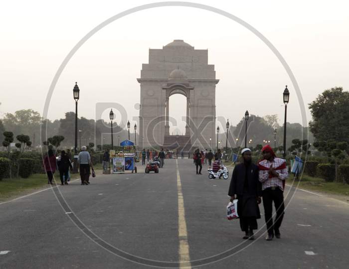 The India Gate in New Delhi
