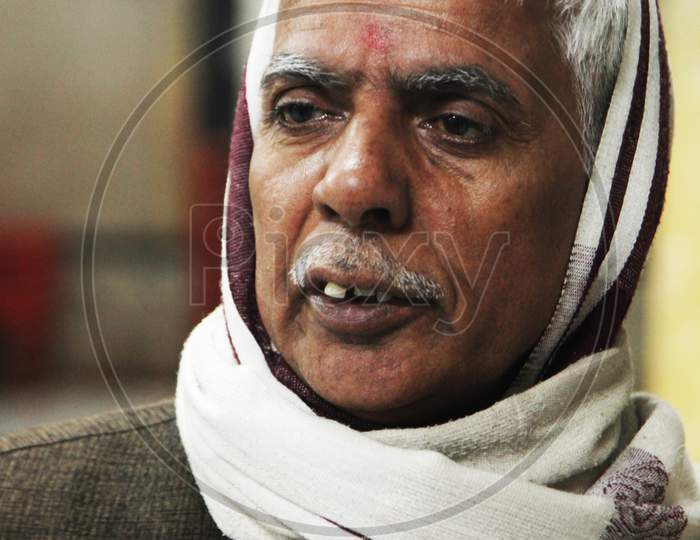 Portrait of an Old Indian Man