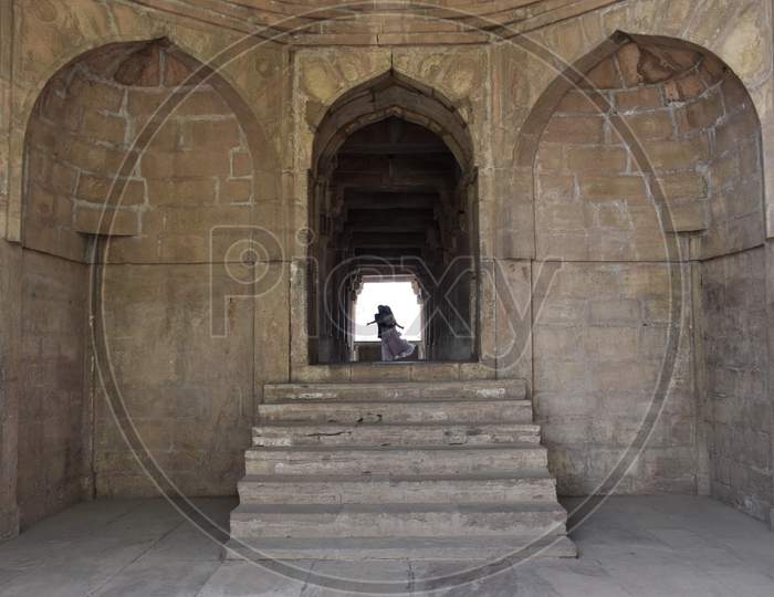 Gwalior, Madhya Pradesh/India : March 15, 2020 - Exterior Of 'Gwalior Fort'
