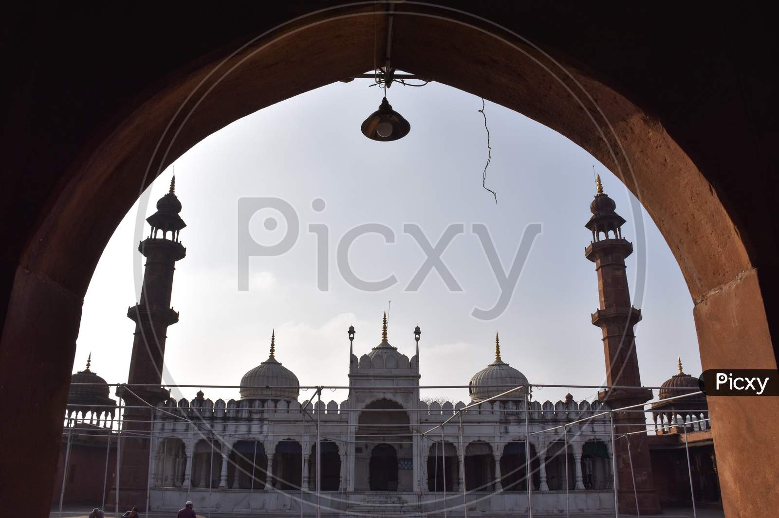 Bhopal, Madhya Pradesh/India - January 17, 2020 : Moti Masjid Or Moti Or Pearl Mosque