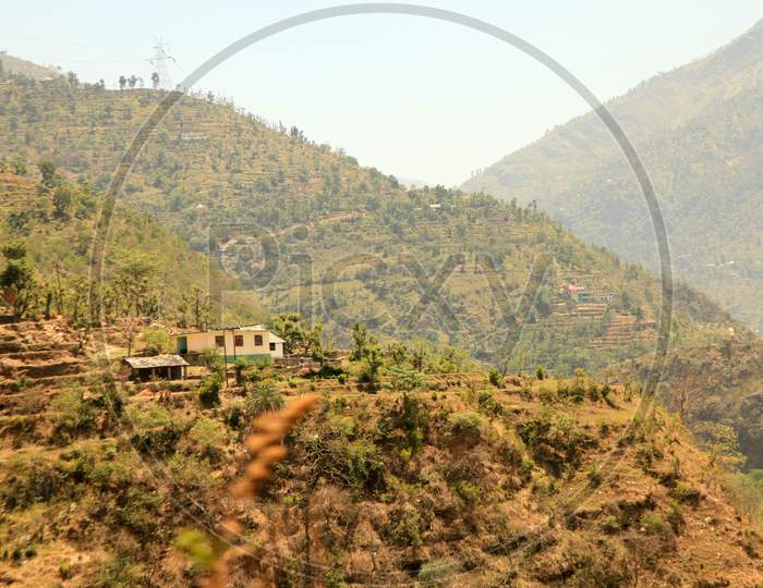 House on Mountains in Kumarhatti, Himachal Pradesh