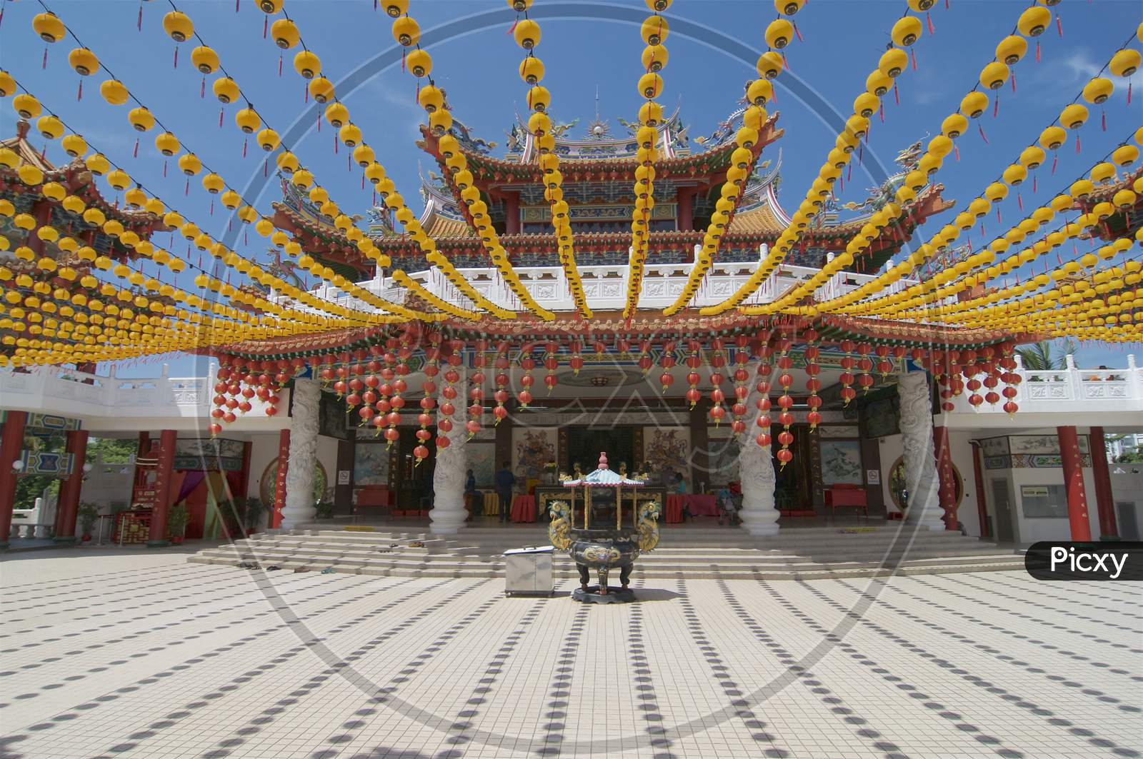 Front View Of Thean Hou Temple