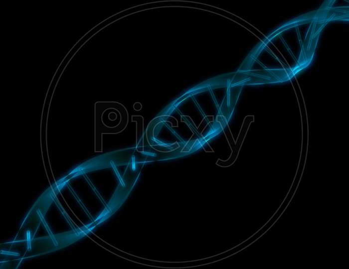 Digital Illustration of DNA structure