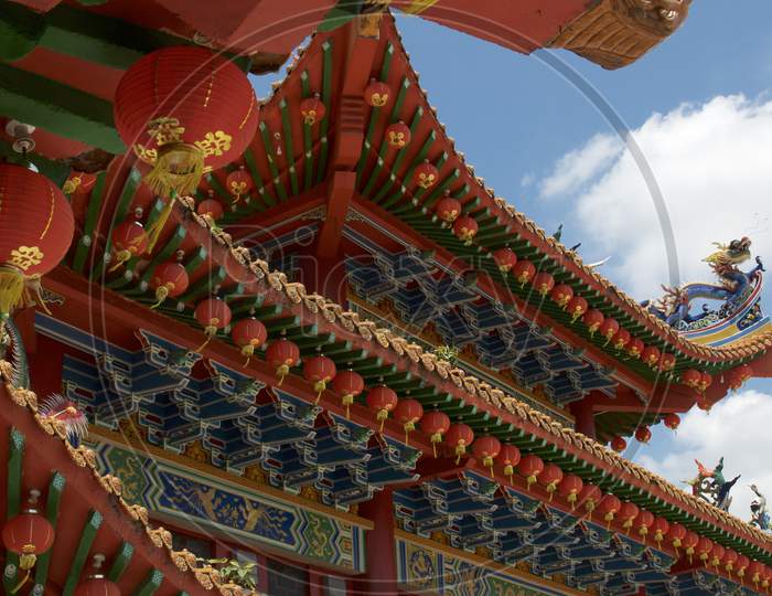 Beautiful Roof Decoration Of Thean Hou Temple