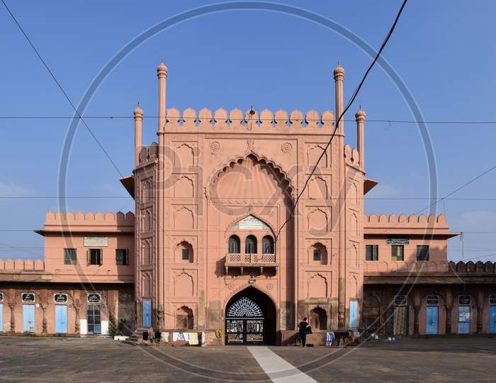Bhopal, Madhya Pradesh/India - January 17, 2020 : Jama Masjid Or Taj Ul Masjid Or Mosque