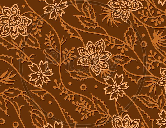 Seamless Beautiful Floral Allover Pattern