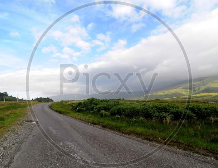Typical Scottish Landscape On The Isle Of Eigg
