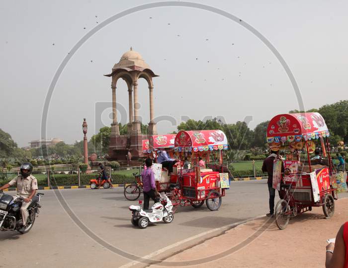 Ice Cream vendors near India gate
