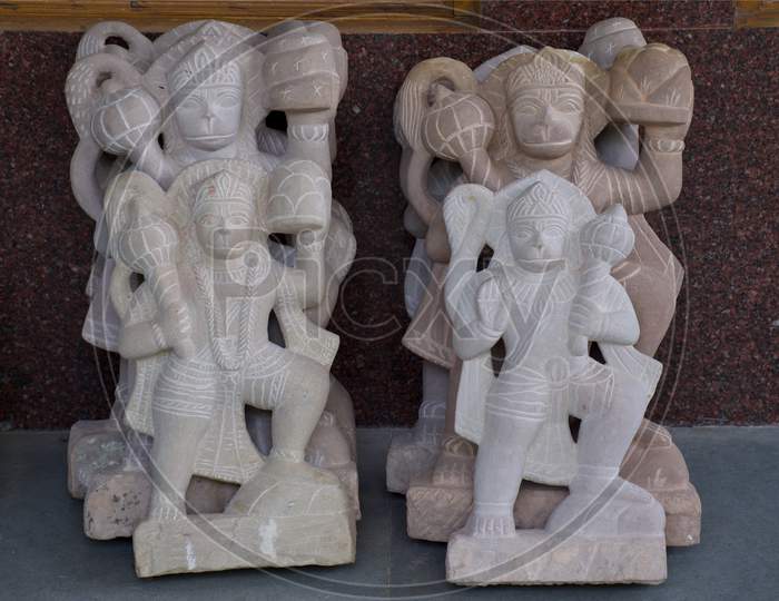 Jabalpur, Madhya Pradesh/India : January 28, 2020 - Statue Of Hanuman