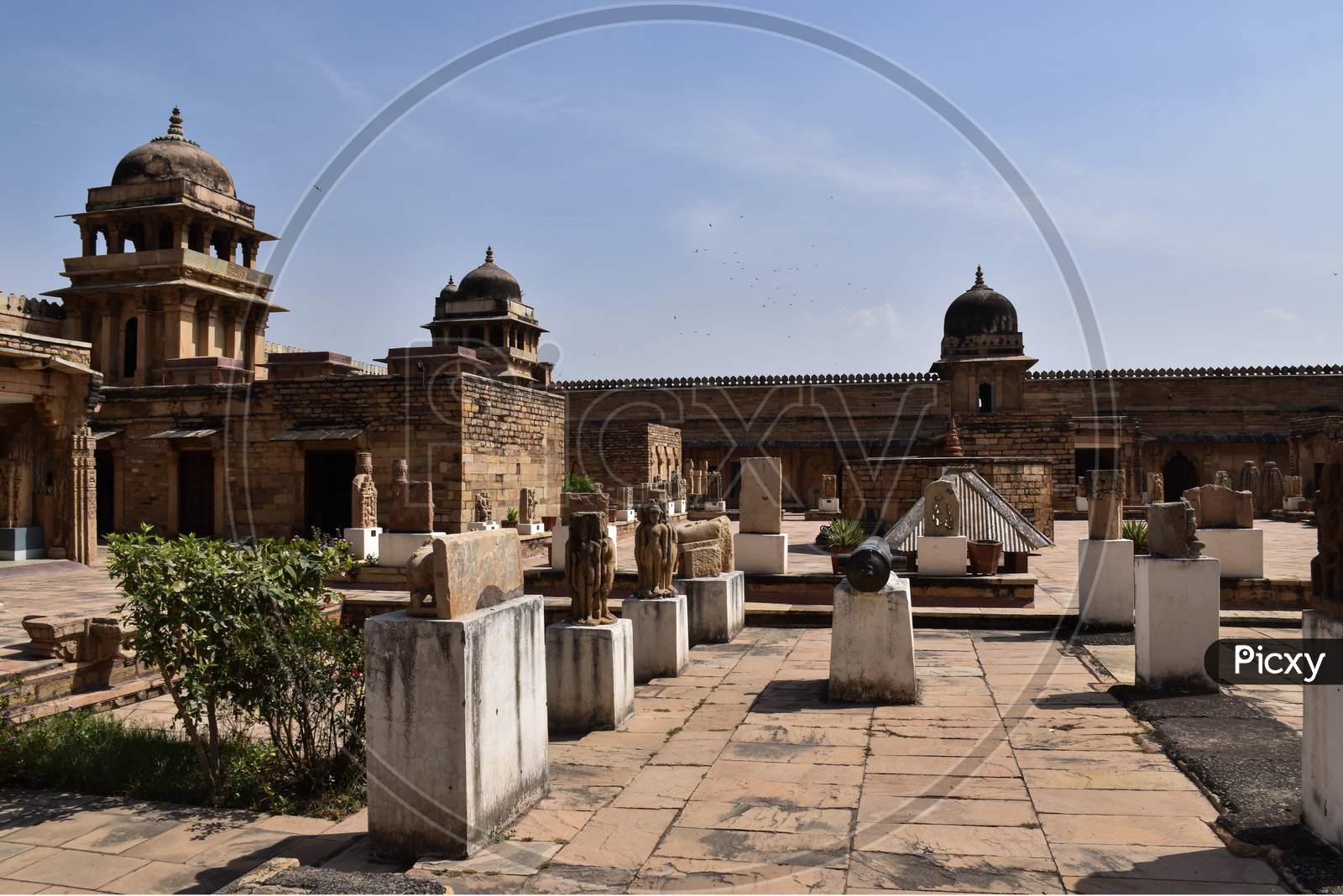 Gwalior, Madhya Pradesh/India : March 15, 2020 - 'Gujari Mahal' In Gwalior Fort