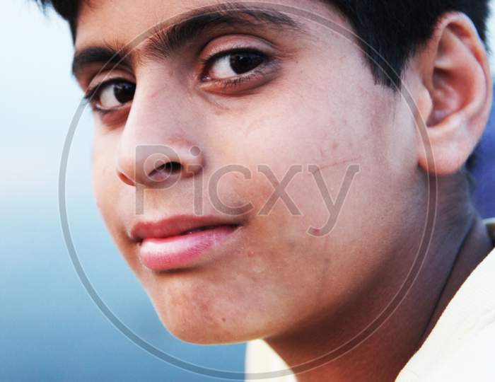 Portrait of an Indian Boy