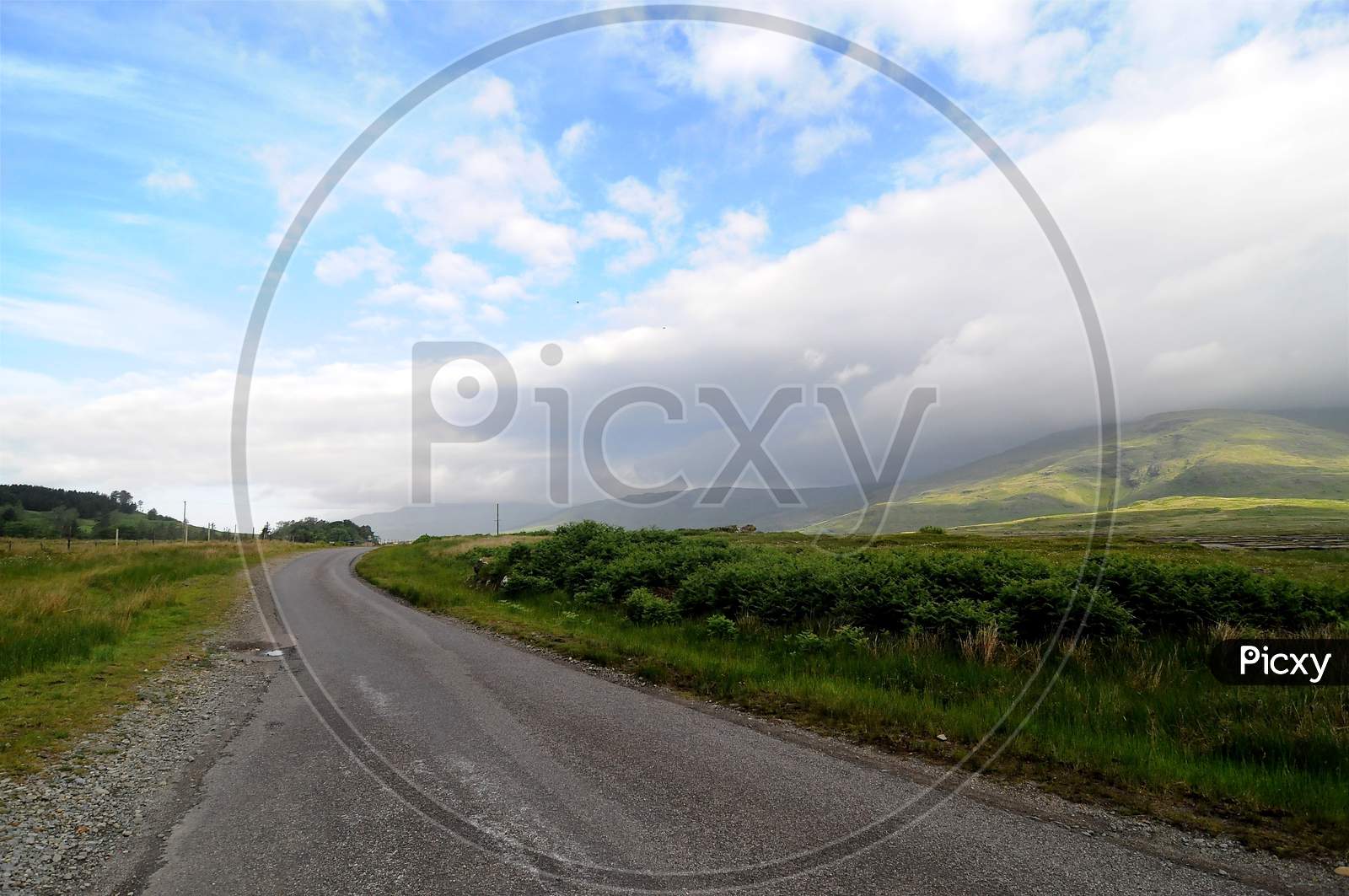 Typical Scottish Landscape On The Isle Of Eigg