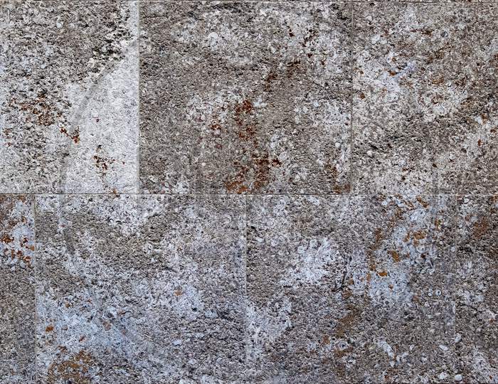 Detailed close up view at concrete walls of modern buildings in high resolution
