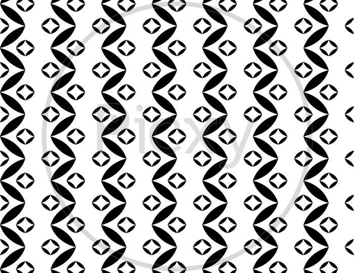 Geometric Pattern. Geometric Simple Print. Repeating Texture Design.Stylish Background For Fabric, Wrapping, Packaging Paper, Wallpaper. Leaf Pattern Design.