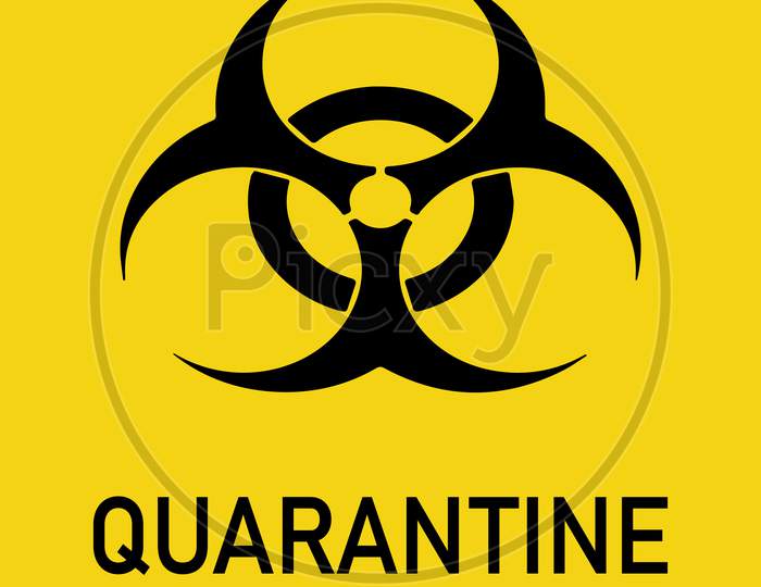 Biohazard Warning Quarantine Poster