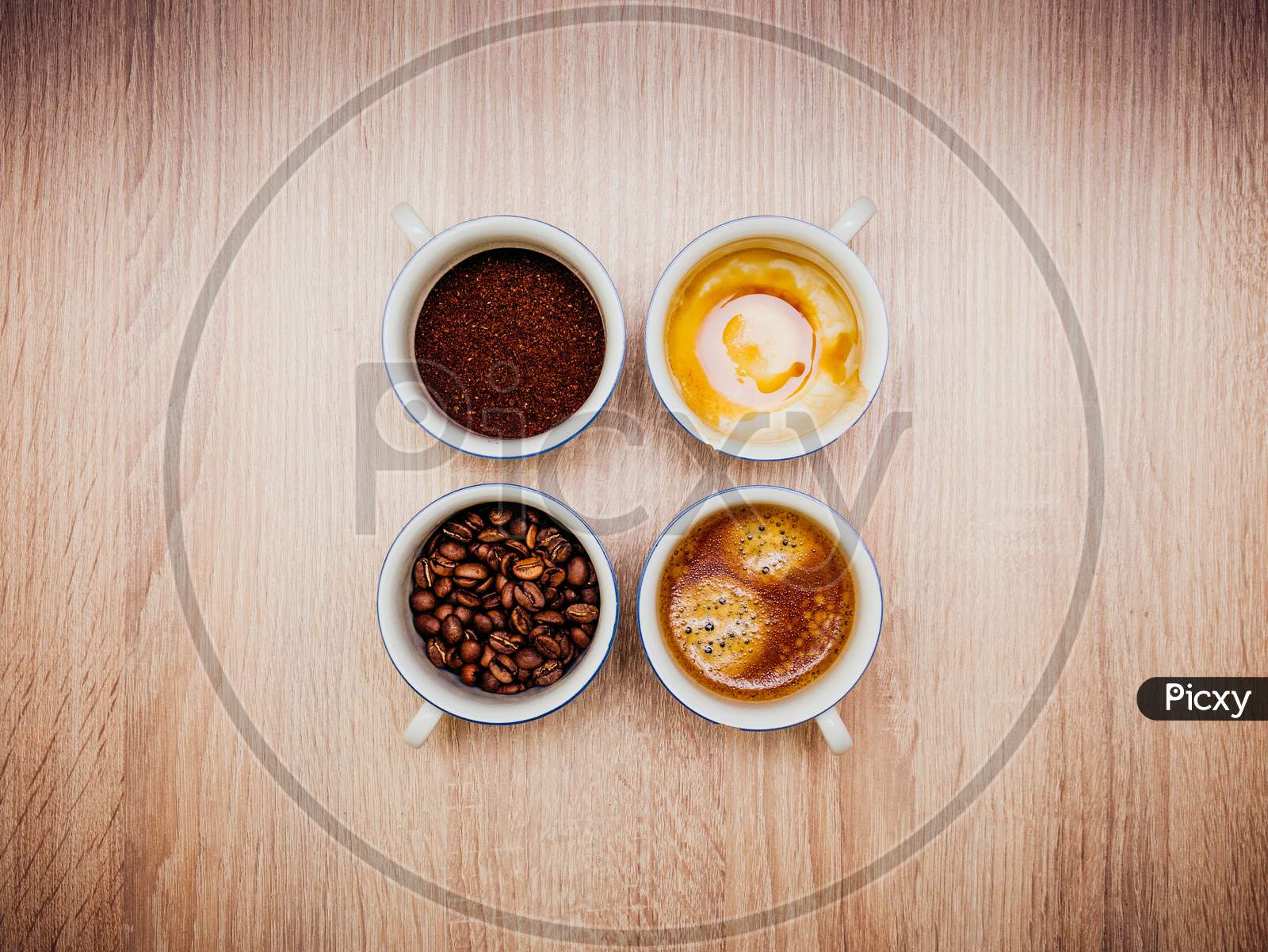 Various types of hot and Cold Coffee