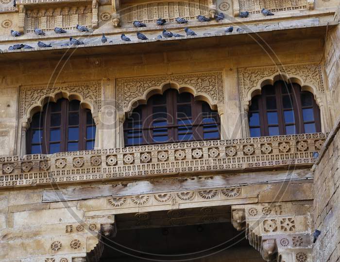 Architecture Of Jaisalmer Fort in Jaisalmer, Rajasthan, India