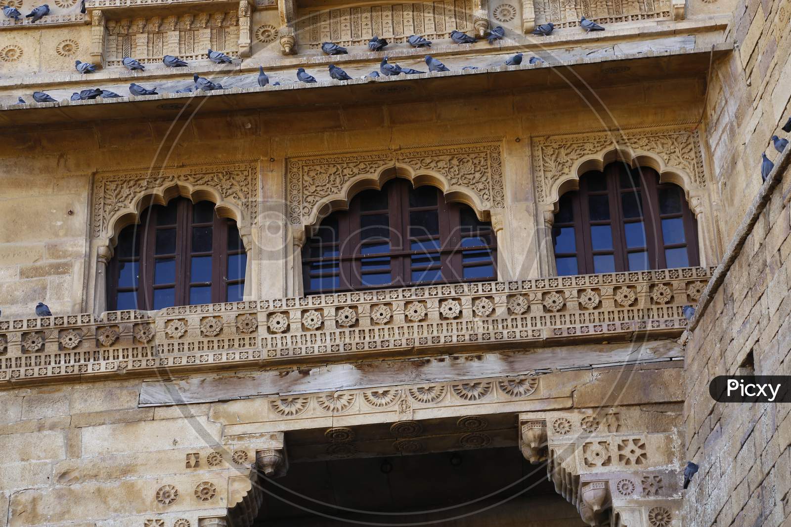 Architecture Of Jaisalmer Fort in Jaisalmer, Rajasthan, India