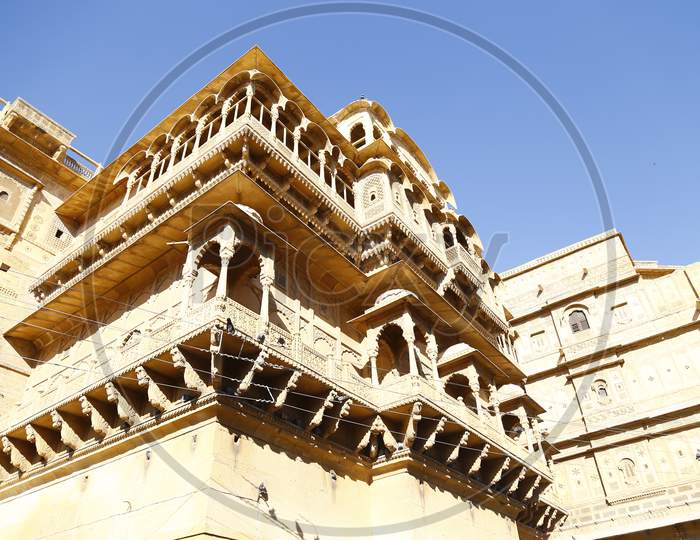 Architecture Of Jaisalmer Fort in Jaisalmer, Rajasthan, India