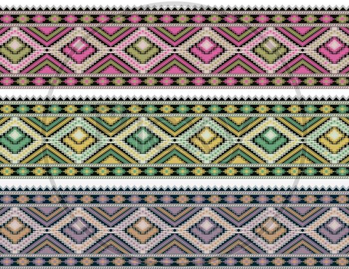 Image of Seamless Border Batik Design Background-KP705459-Picxy