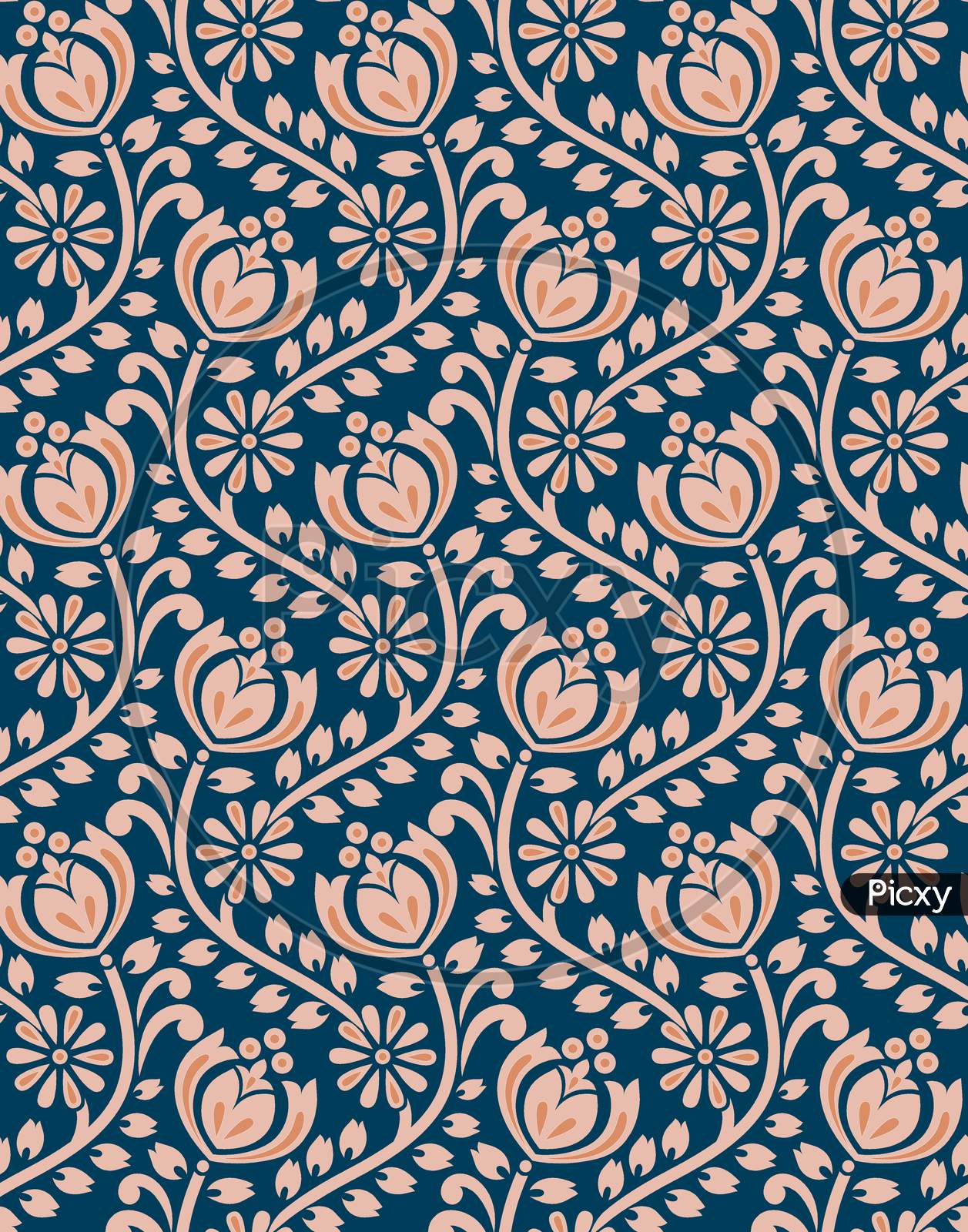 Image of Seamless Traditional Design Pattern Background-VV601025-Picxy