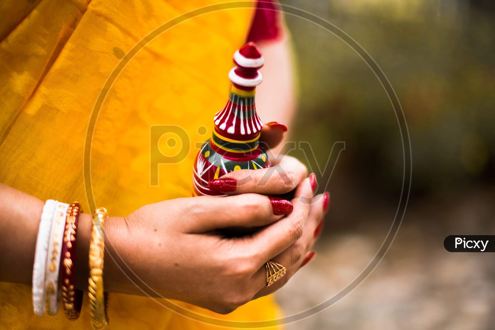 Image Of gachkouto used In Indian Wedding Ceremony.