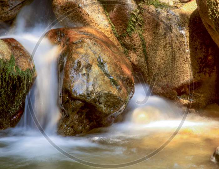 Waterfall Long Exposure In Apuseni Mountains