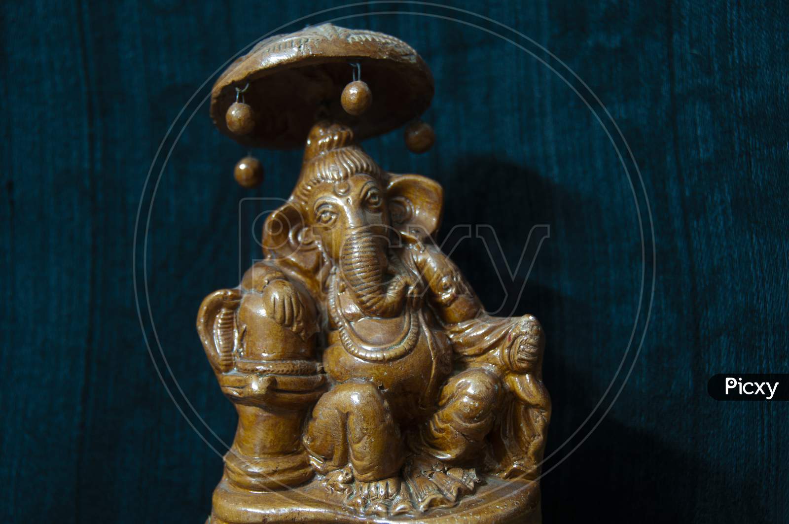 Wooden Made Ganesha Showpiece By Tribes Of Bengal