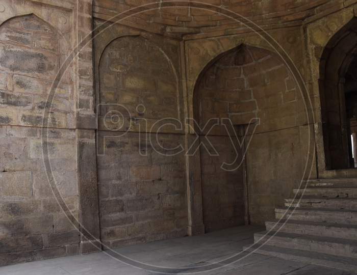 Gwalior, Madhya Pradesh/India : March 15, 2020 - Interior Of 'Gwalior Fort'