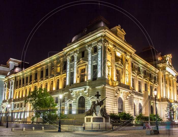 National Bank Of Romania In Bucharest
