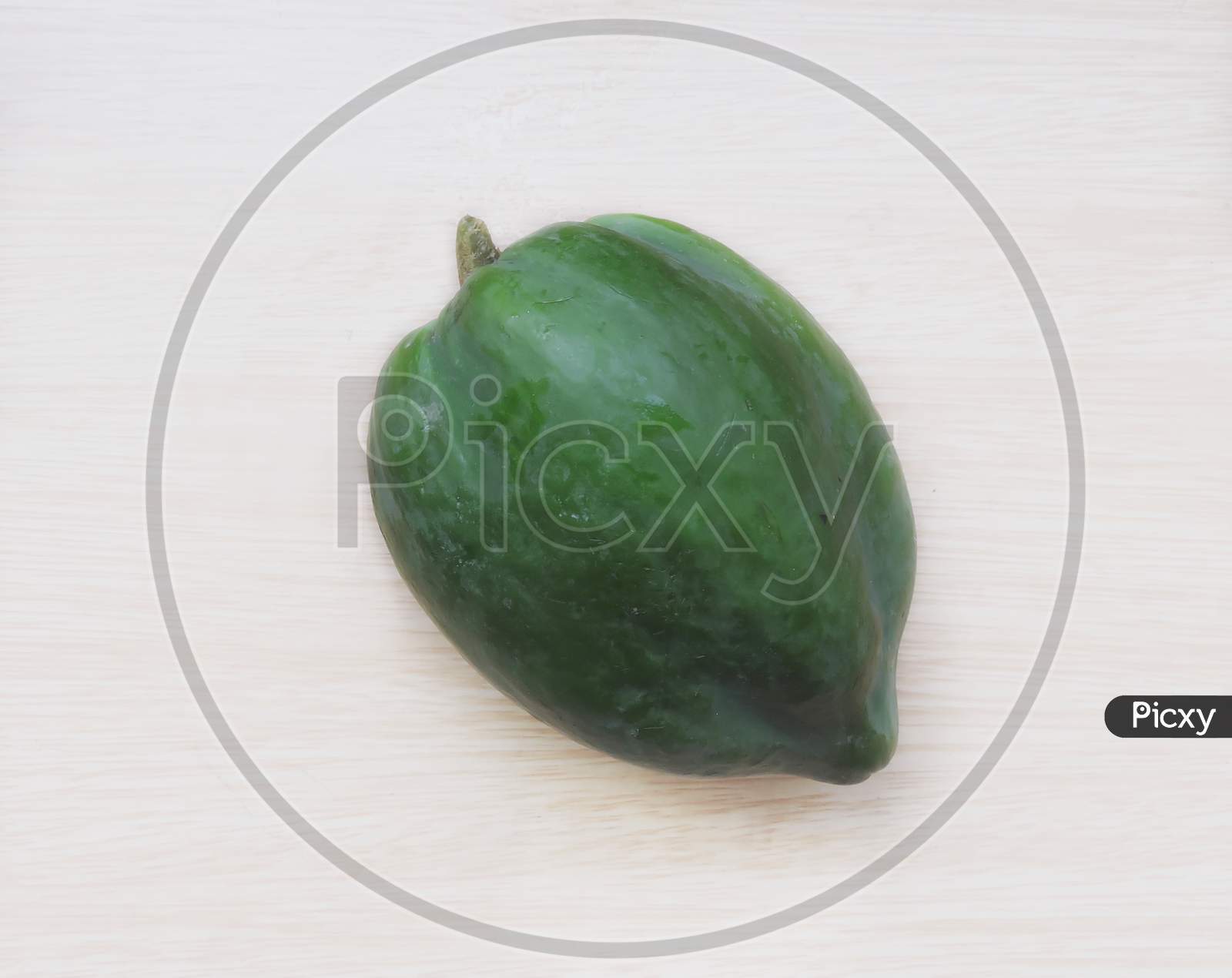 Raw Papaya vegetable in isolated background