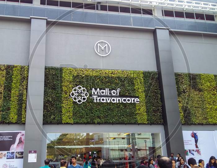 20/12/2019-Trivandrum, India: The Front View Of Mall Of Travancore In Trivandrum, Kerala, India.