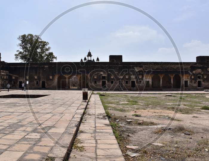 Gwalior, Madhya Pradesh/India : March 15, 2020 - 'Vikram Mahal' In Gwalior Fort