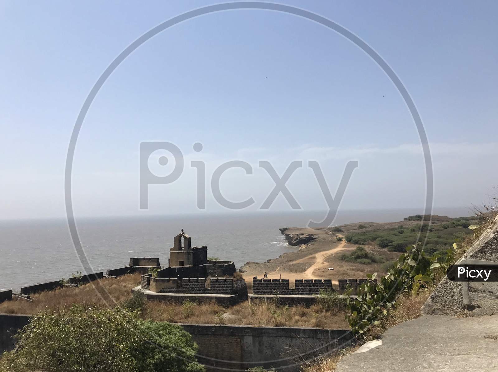 Diu, Gujarat/India : April 1, 2018 - Fortress Of Diu