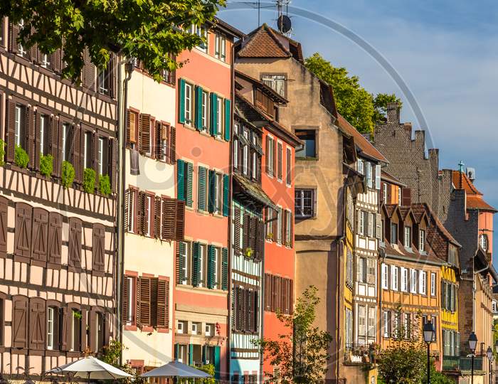 Alsatian Half-Timbered Houses In Strasbourg