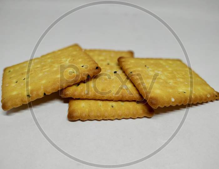 Indian Tea Biscuit Stock Photo