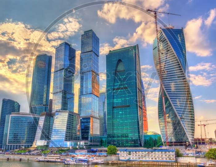 View Of The Moscow International Business Centre Also Known As Moscow-City. Russia