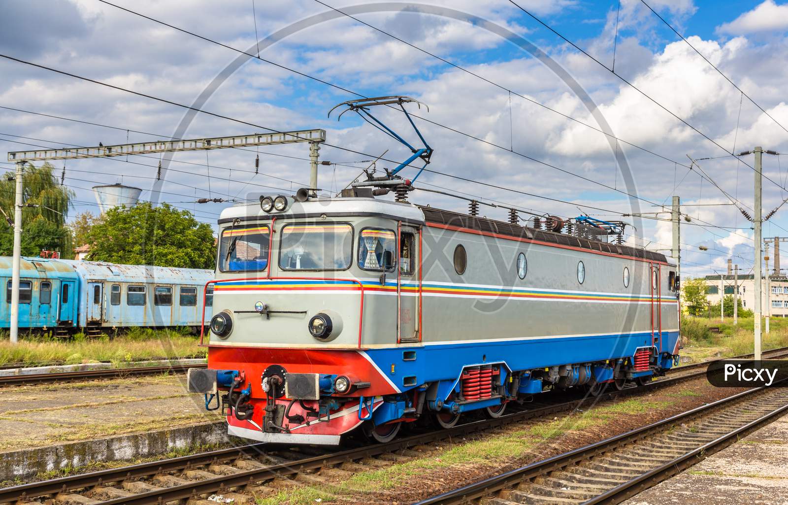 Locomotive In Cluj-Napoca Station, Romania